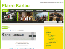 Tablet Screenshot of pfarre-karlau.at